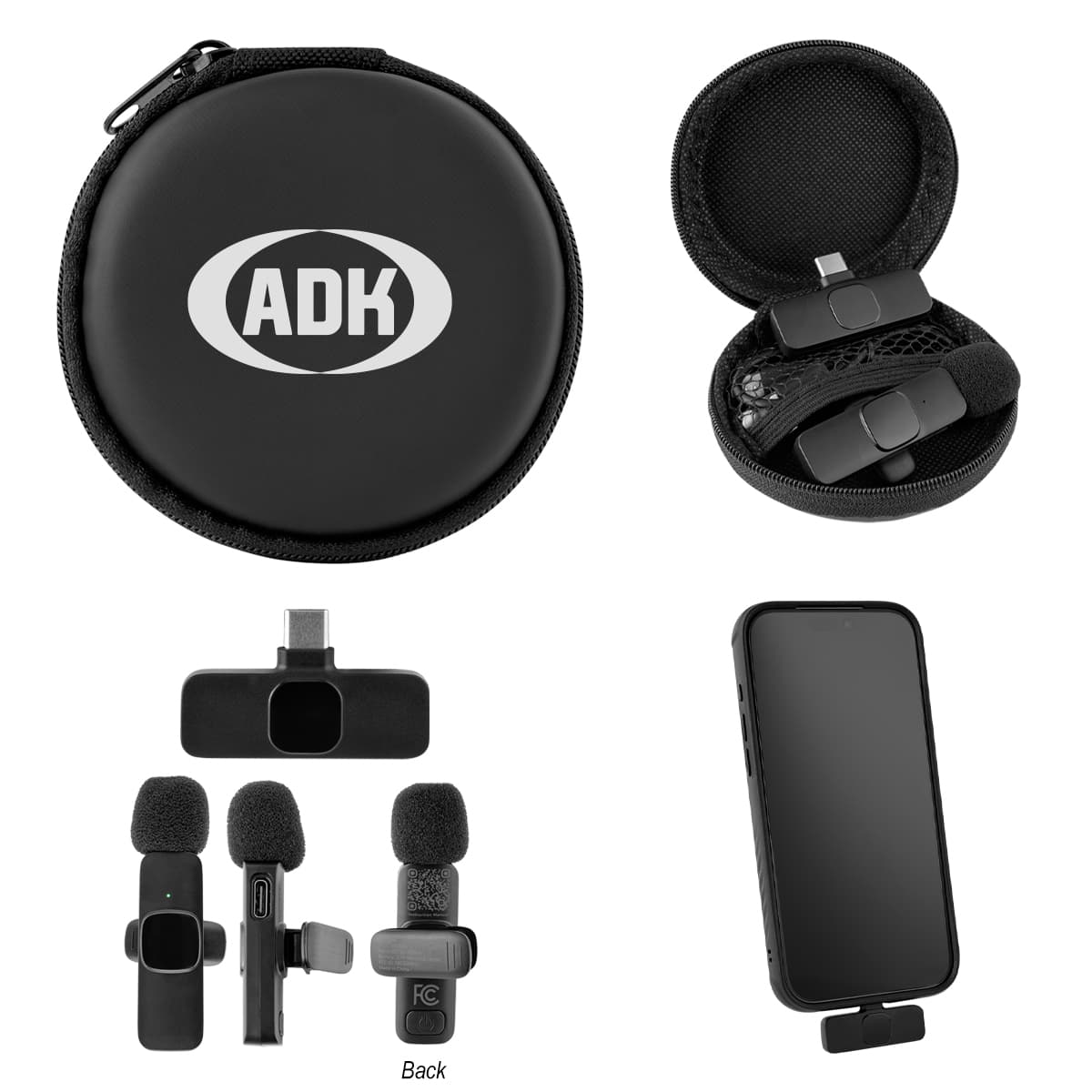Wireless Lavalier Microphone & Case