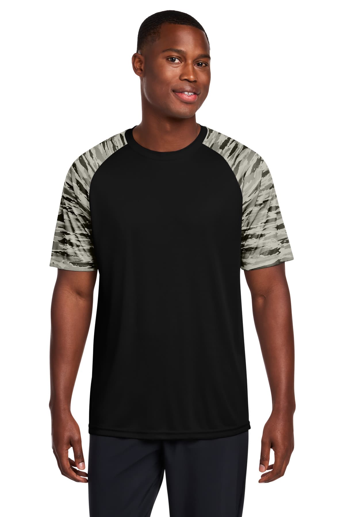 Sport-Tek Drift Camo Colorblock Tee