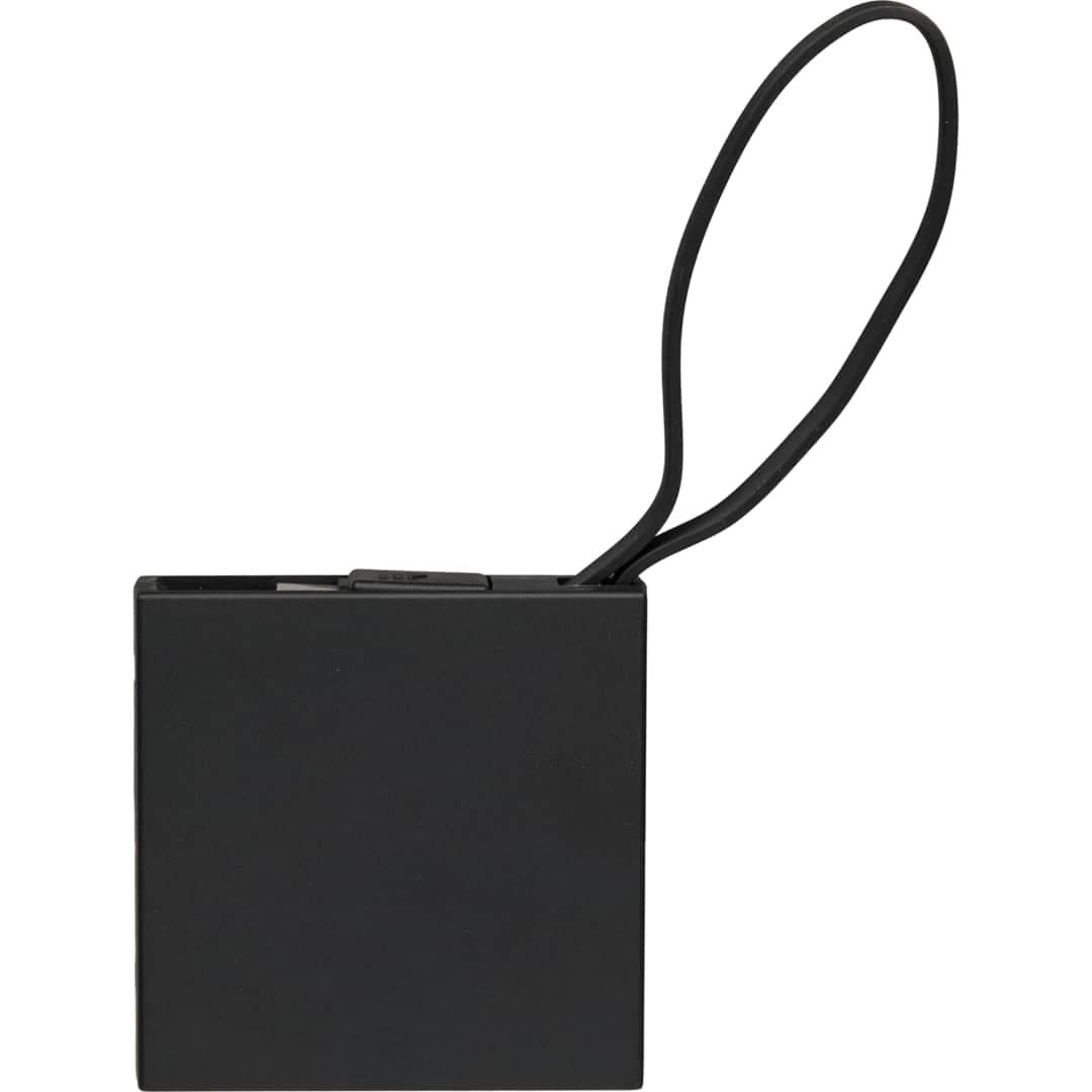 Recycled ABS 2000 mAh Power Bank with Type-C Cable