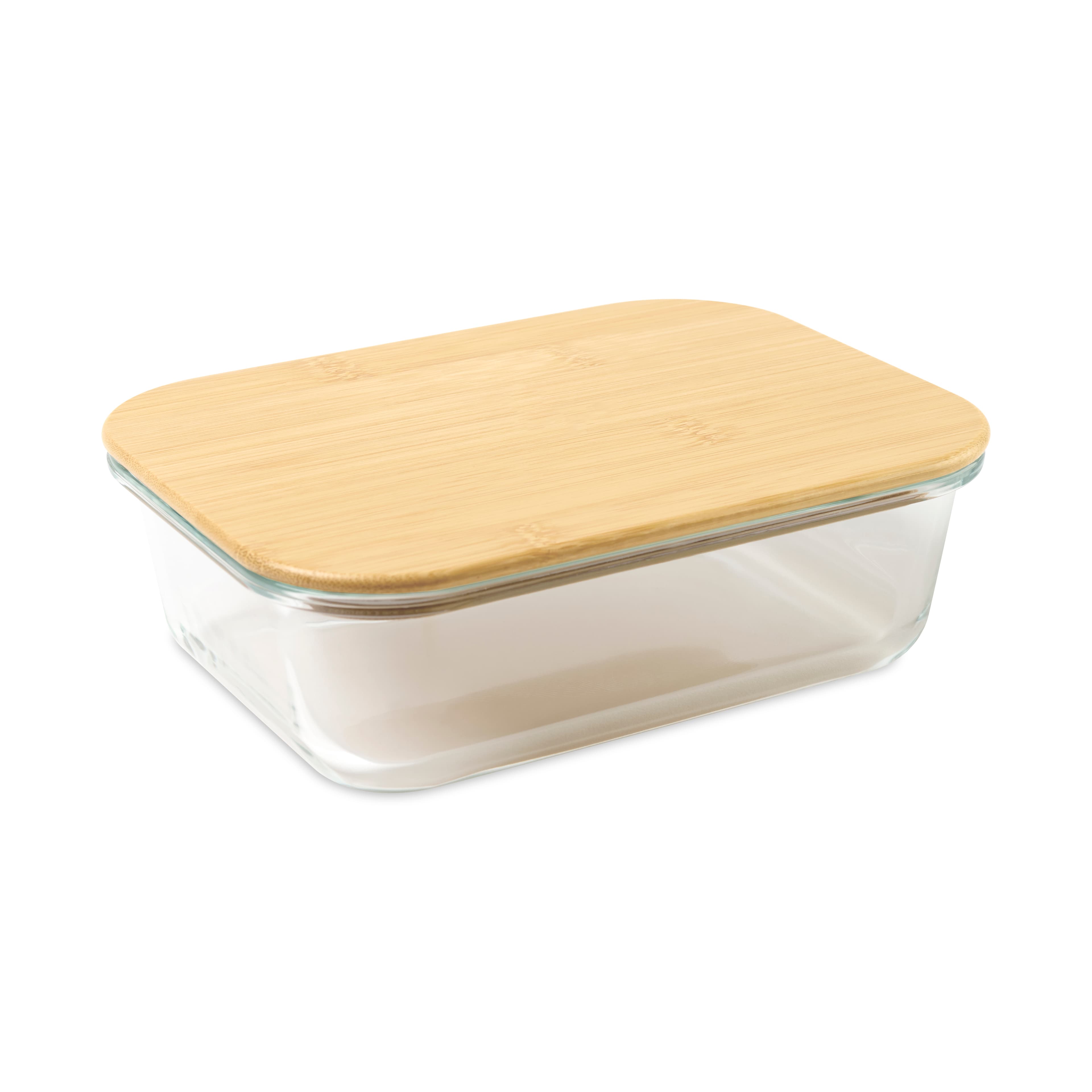 4 Cup Bamboo Storage Container
